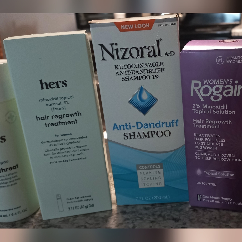 Lot of Hair Regrow Products